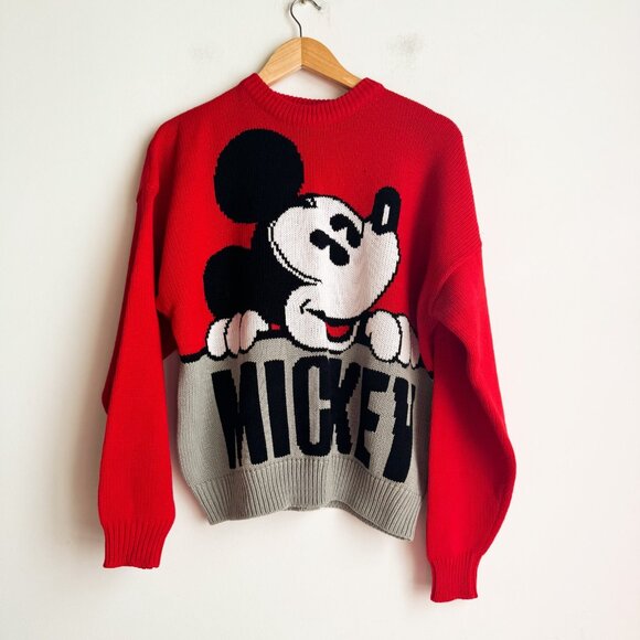 Mickey and Co. by J.G Hook Vintage Graphic Pullover Sweater XL - Picture 3 of 7